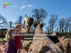 動物園公園110V 220Vのための人工的な動物のサファリの現実的なAnimatronicライオン