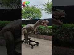 4Meters展覧会のための実物大のAnimatronic恐竜のSunproofのアロサウルス モデル