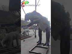 Sunproofのガラス繊維Animatronic T Rexのテーマ パークの恐竜はカスタマイズした