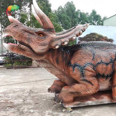 良い価格 テーマパークの飾り付けのためのアニマトロニックトライセラトプスモデル オンライン