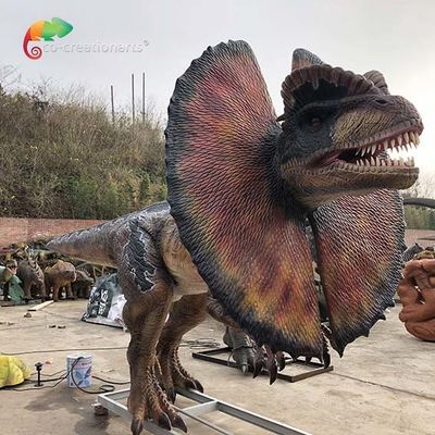 購入 ディロフォサウルスのアニマトロニクス工場実物大の遊園地のAnimatonicの恐竜のディロフォサウルス online manufacture