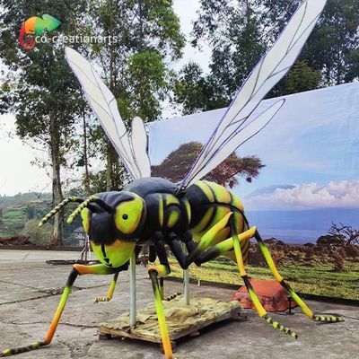 購入 天候の抵抗のBotaninalの庭のためのアニマトロニクス昆虫のシミュレーション5Mのスズメバチ online manufacture
