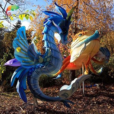 購入 アクアリウムの娯楽展覧会の中国の祝祭のランタンの海馬の動物のランタン online manufacture