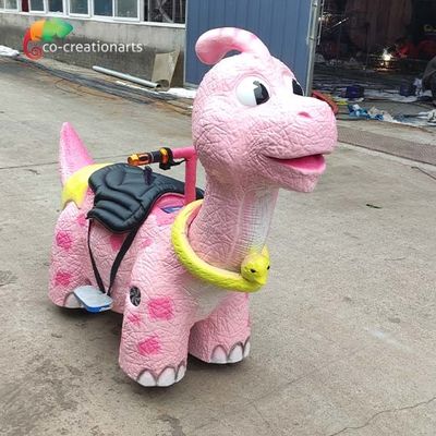 おもちゃのモールのための車の電気恐竜の乗車のISOのセリウム220Vの硬貨によって作動させる乗車