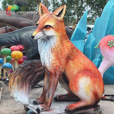 購入 運動場のためのAnimatronic Fox 1.6メートルの高さのガラス繊維 online manufacture