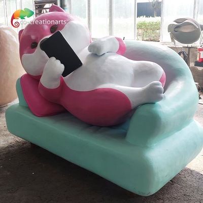Shiba Inuの遊園地のためのAnimatronic注文のミクロ モデルのレプリカ