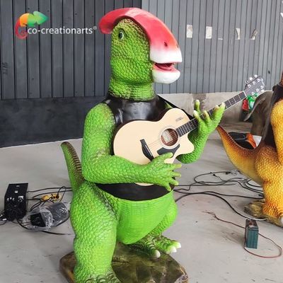 屋外の実物大のAnimatronic恐竜は1.8にメーターで計る恐竜公園のための高さをバンドを付ける