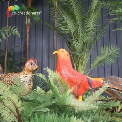 購入 動きの現実的なAnimatronic動物はサイズの金キジをカスタマイズした online manufacture
