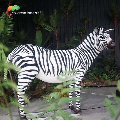 購入 動物園展覧会の遊園地のための模倣された移動可能なシマウマ現実的なAnimatronic動物 online manufacture