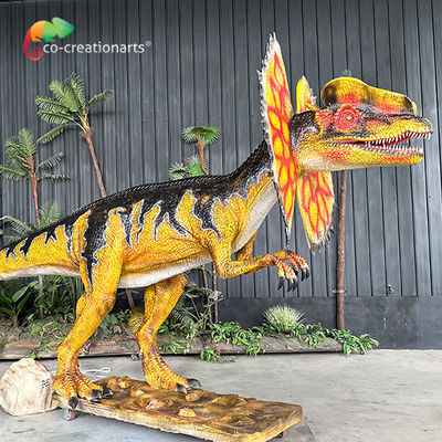 シミュレーション 恐竜 水噴霧 アニマトロニック ディロフォサウルス ジュラシック 公園の装飾