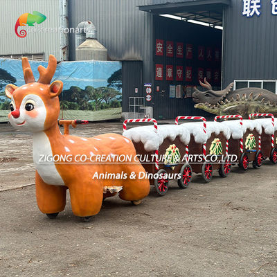 カスタマイズされたクリスマス鹿スクーター ショッピングセンターのためのアトラクション 遊び場アトラクション