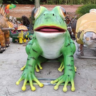 良い価格 娯楽展覧会のために現実的なカスタマイズされた巨大なアニマトロニクスカエル動物 オンライン