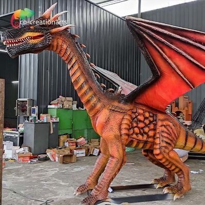 アニマトロニック ドラゴン プロペラ テーマパーク 飾り ライフサイズのドラゴン