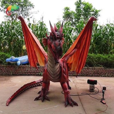 良い価格 セリウムの遊園地のための屋外の主題展覧会のアニマトロニクスドラゴンの実物大のドラゴン オンライン