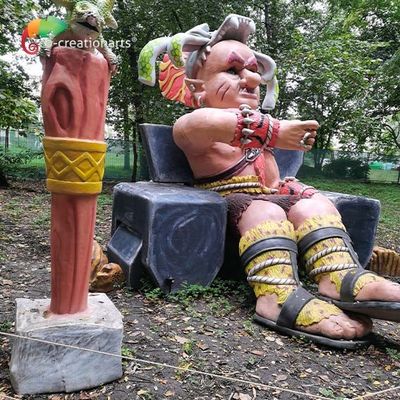 良い価格 テーマ パーク展覧会のための4.5メートルの巨大なアニマトロニクス図 オンライン
