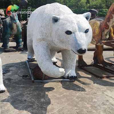 良い価格 Sunproofの屋外のガラス繊維動物の白くま オンライン