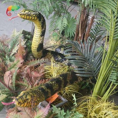 良い価格 実物大動物は動物展覧会のAnimatronicヘビを模倣した オンライン