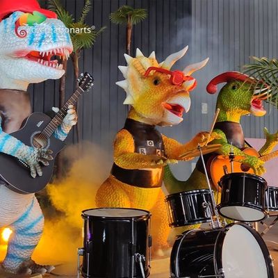 良い価格 遊園地のためのカスタマイズされたAnimatronic恐竜バンド オンライン