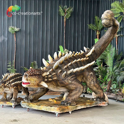 良い価格 生体サイズ アニマトロンアンキロサウルス シミュレーション 恐竜 ジュラシック時代の魅力 オンライン
