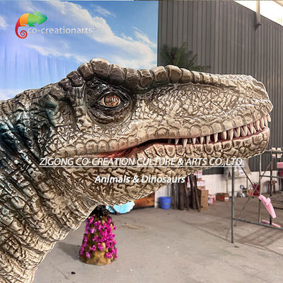 リアルなアニメート 恐竜 velociraptor: ダイナミックな博物館級の展示物 リアルな動きと詳細な皮膚